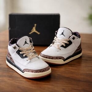 Air Jordan 3 Retro GS ‘Vintage Floral’ Girls Sneakers Size 8C White Pink